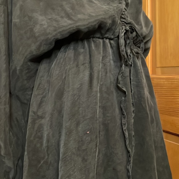 Zara black pullover love sleeve dress with front tie size XL - Picture 6 of 6